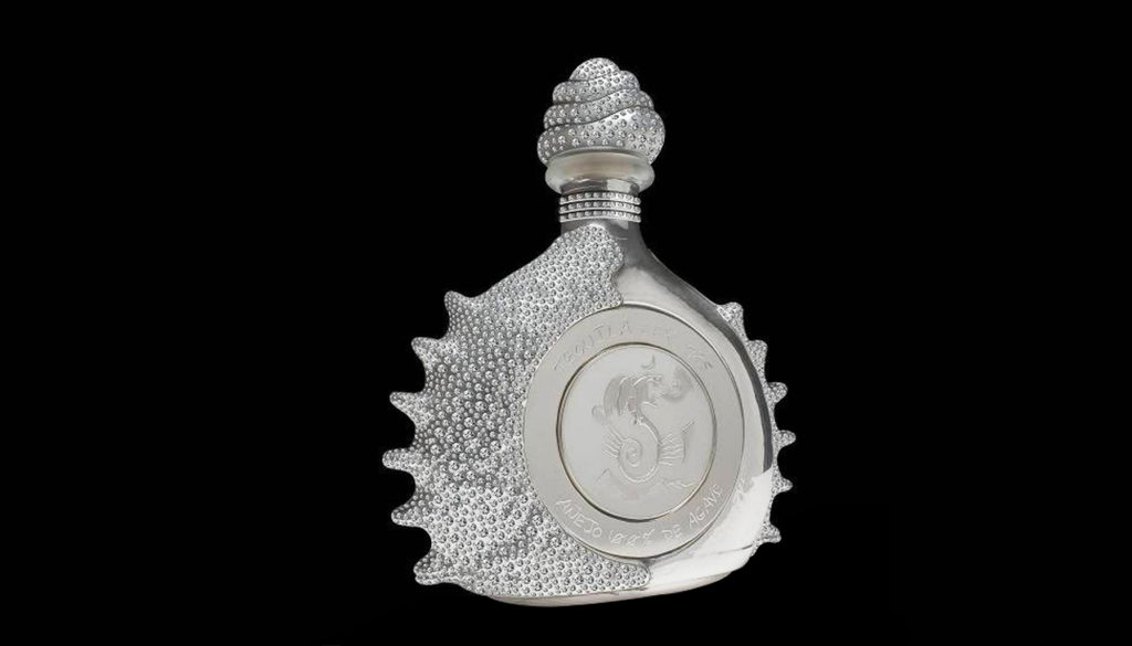 Pasión Azteca, Platinum Liquor Bottle by Tequila Ley