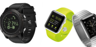 Black Tactical Smartwatch, T1 Tact Watch, vs various Pricey Apple Watches