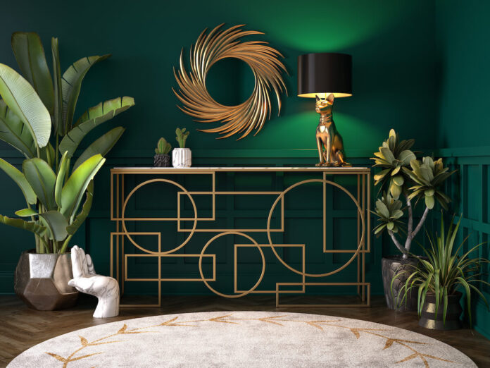 Art-Deco-furniture-in-gold