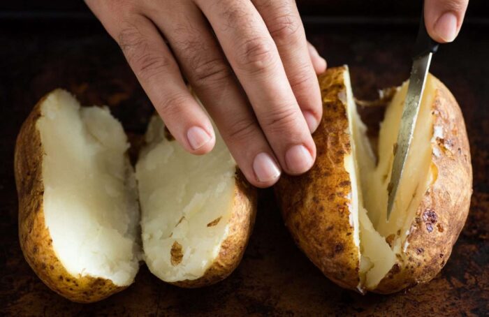 Baking Large Potato