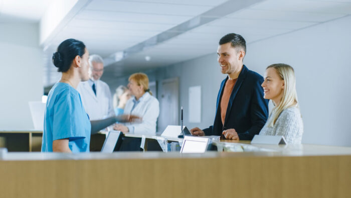 visiting a walk-in clinic