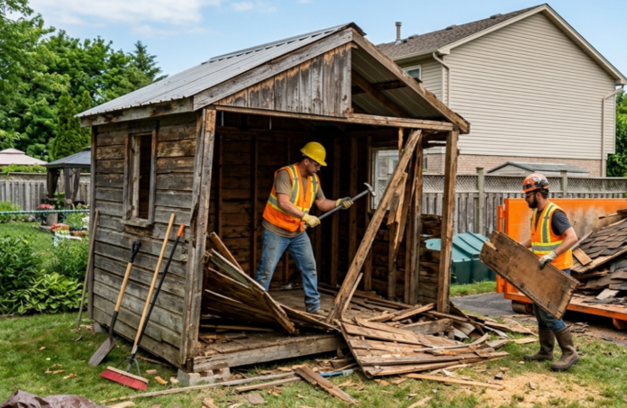 Shed removal